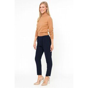 2/$30 ZARA Basic M Black Straight Leg Dress Pants With Cuffs